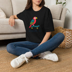 Parrot on skateboard T-Shirt