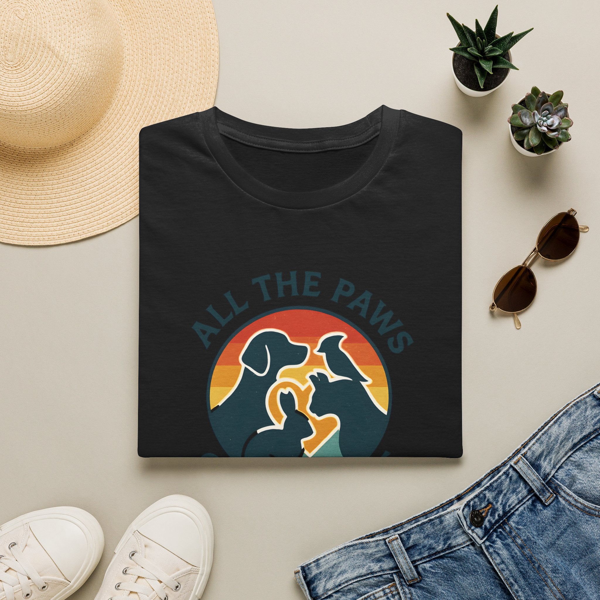 Dogs Form Heart T-Shirt