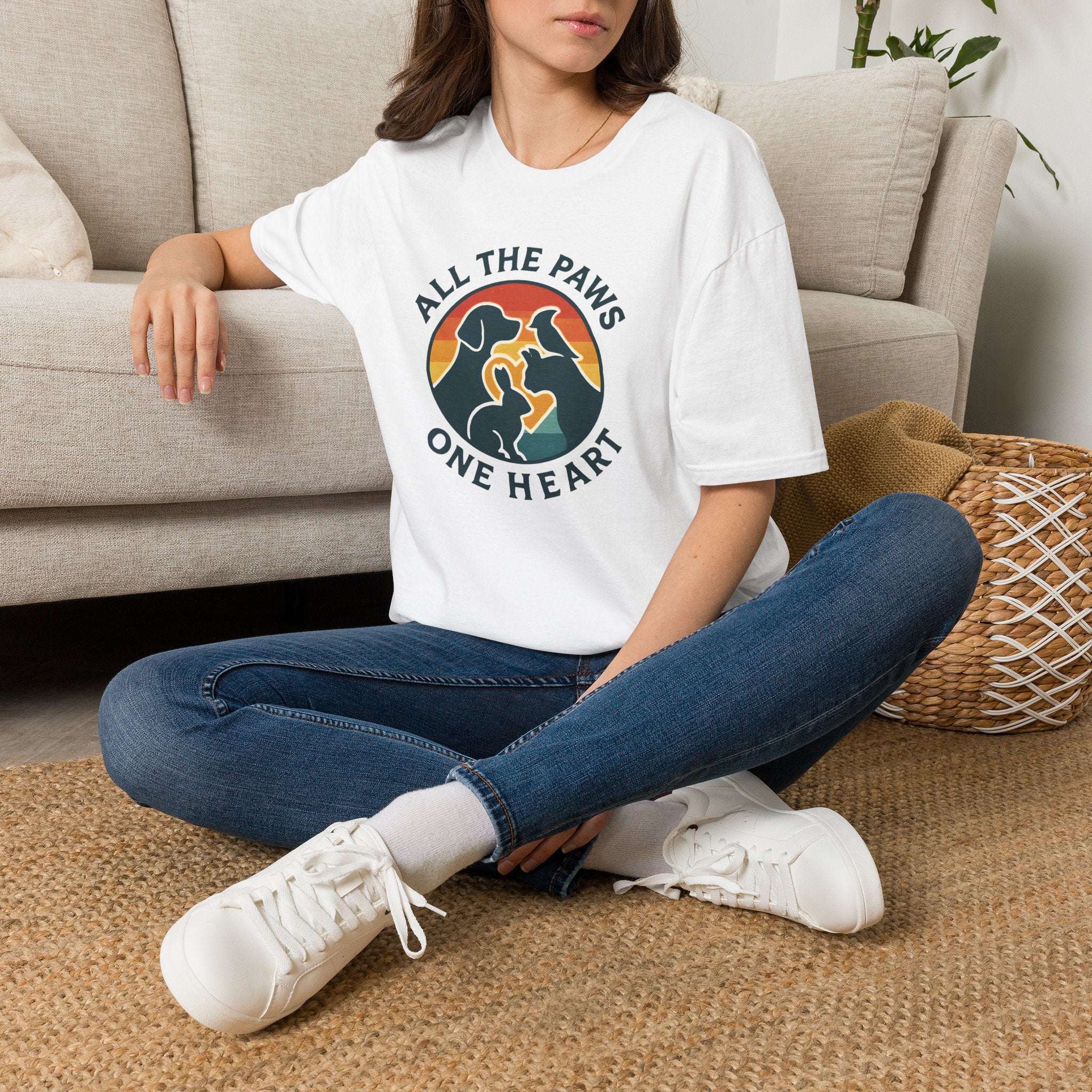 Dogs Form Heart T-Shirt