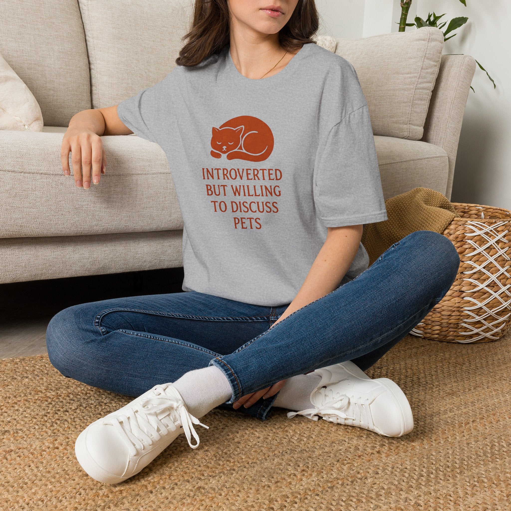 Introverted Pet Talk T-Shirt