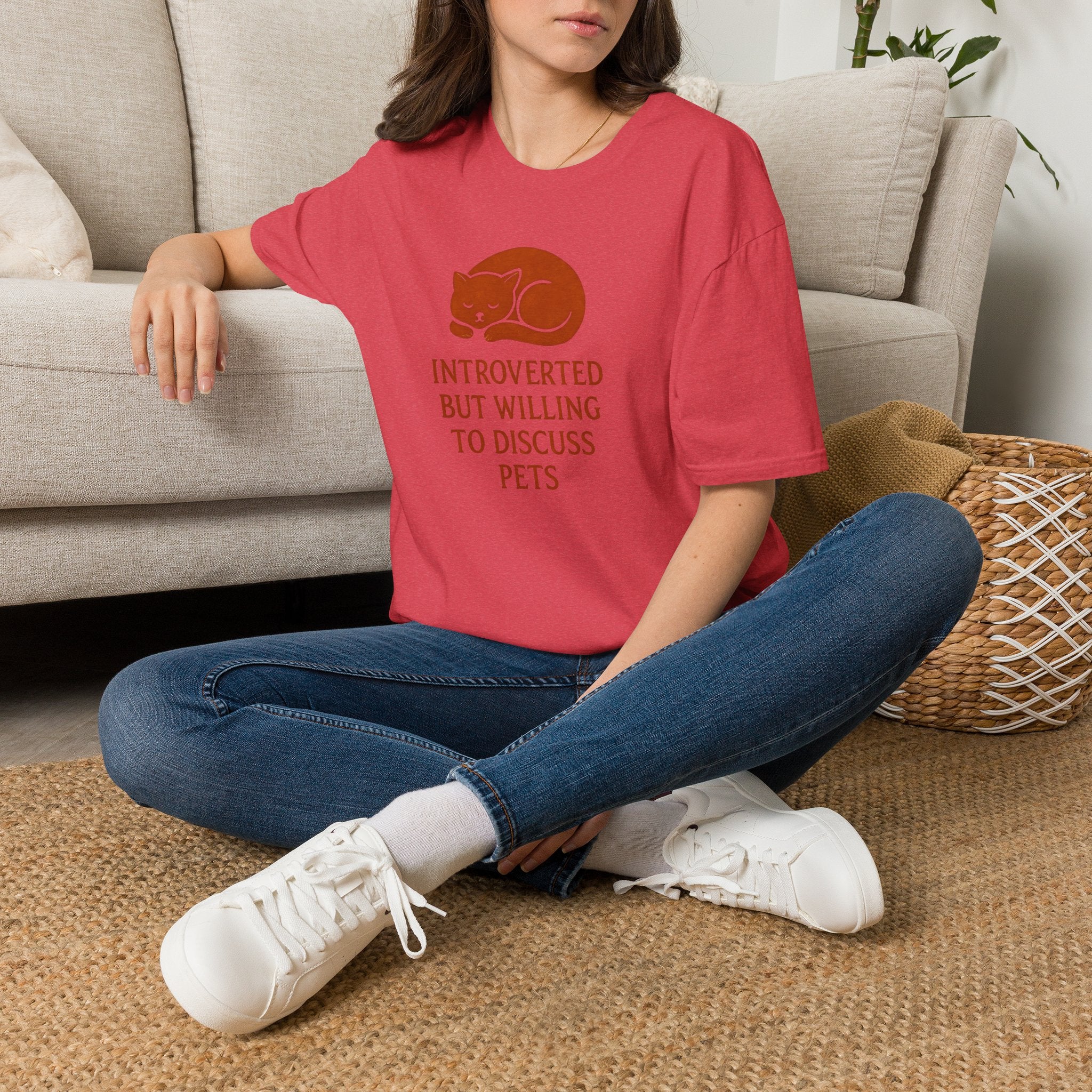 Introverted Pet Talk T-Shirt