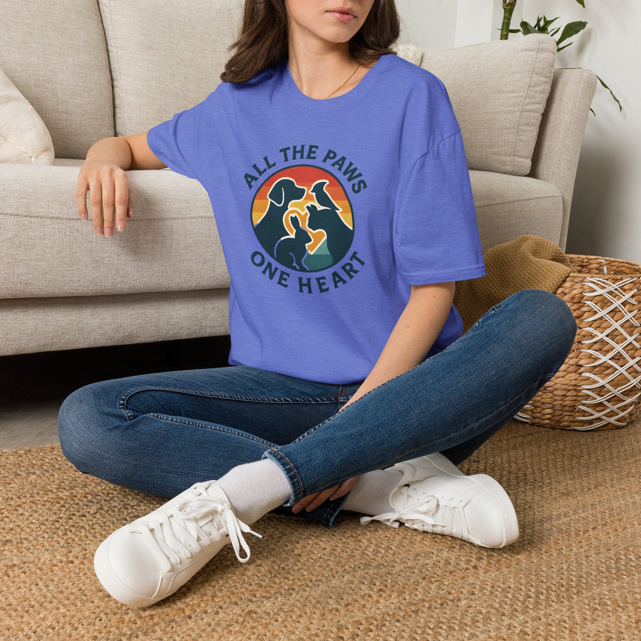 Dogs Form Heart T-Shirt