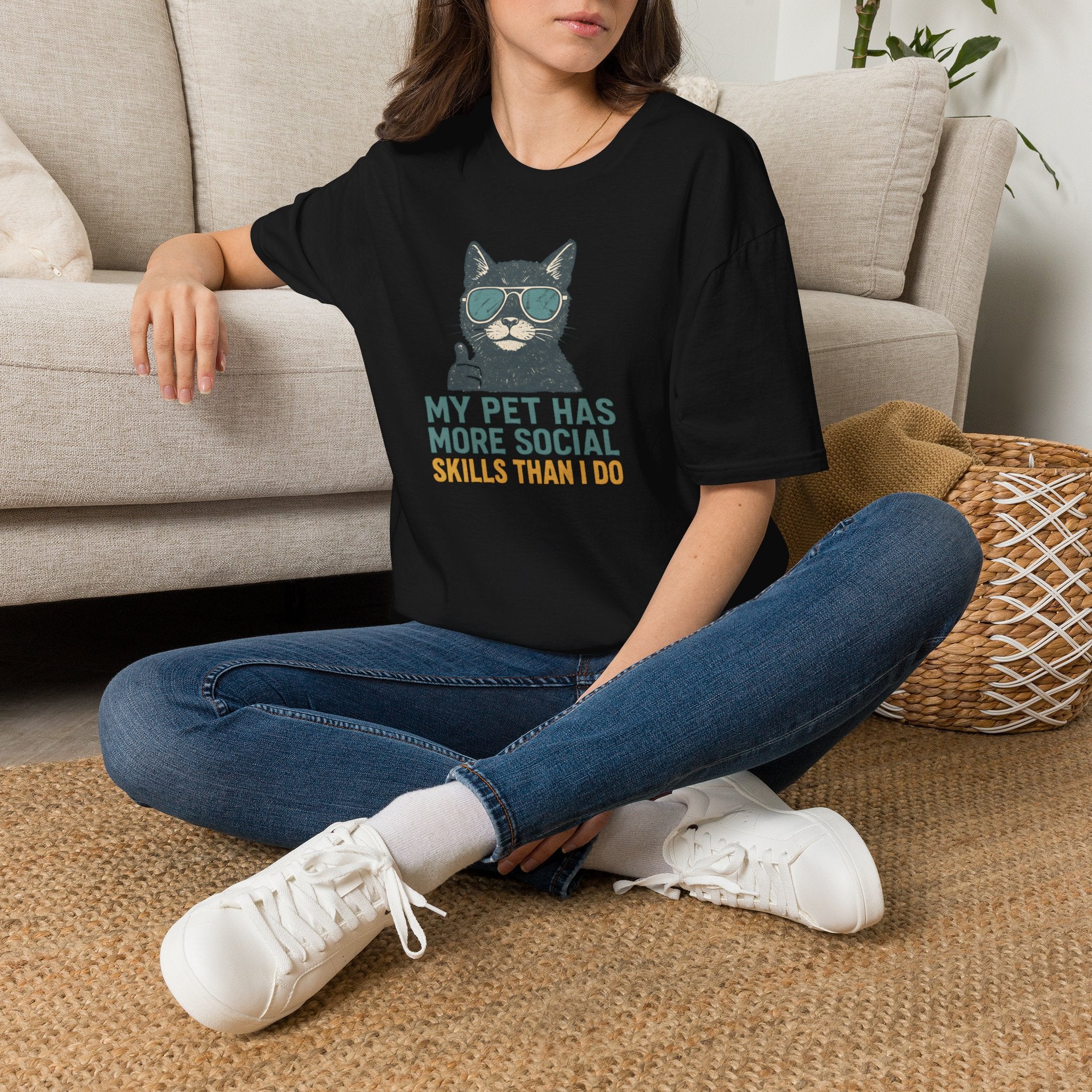 Cool Cat With Sunglasses T-Shirt