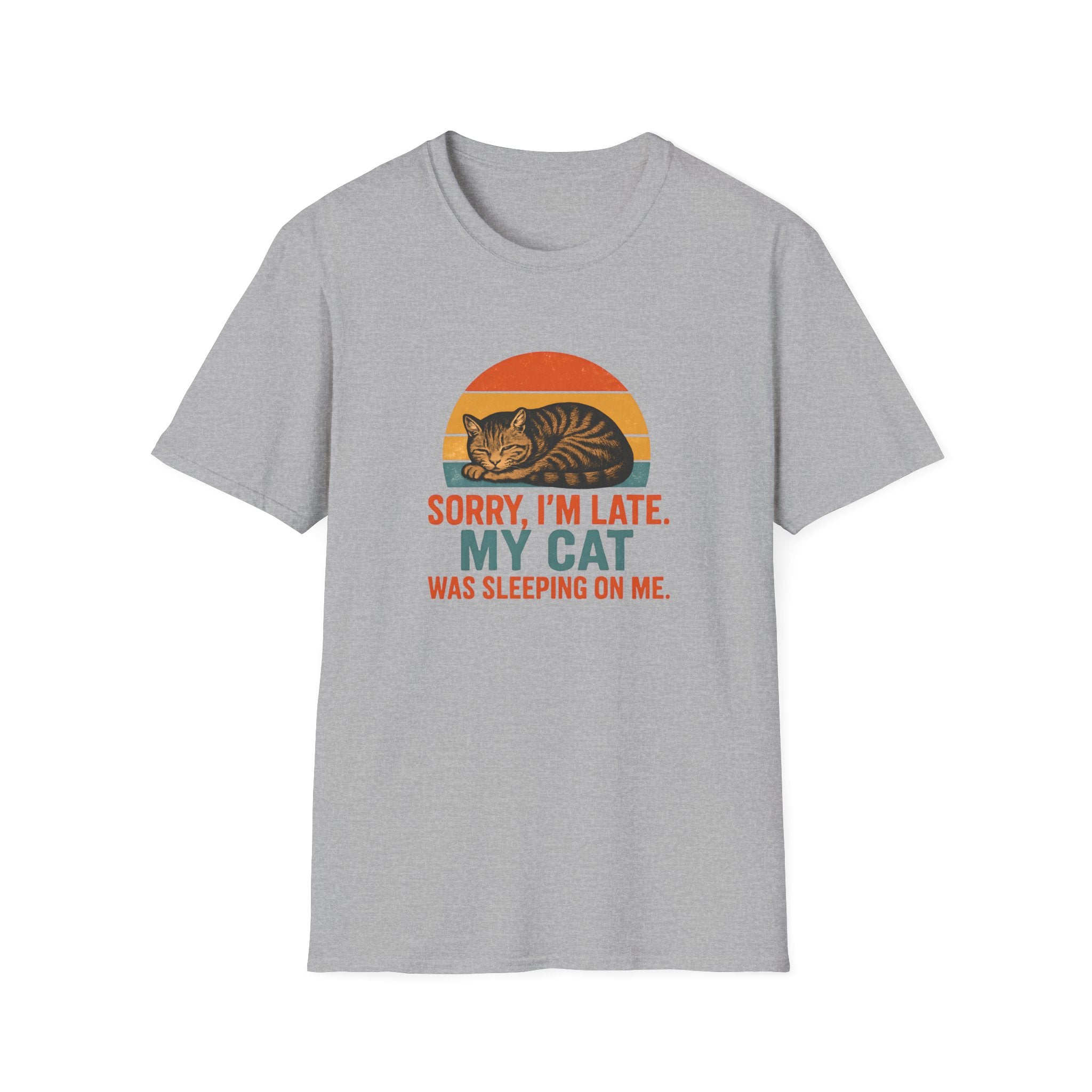 Cat Sleeping On Me T-Shirt