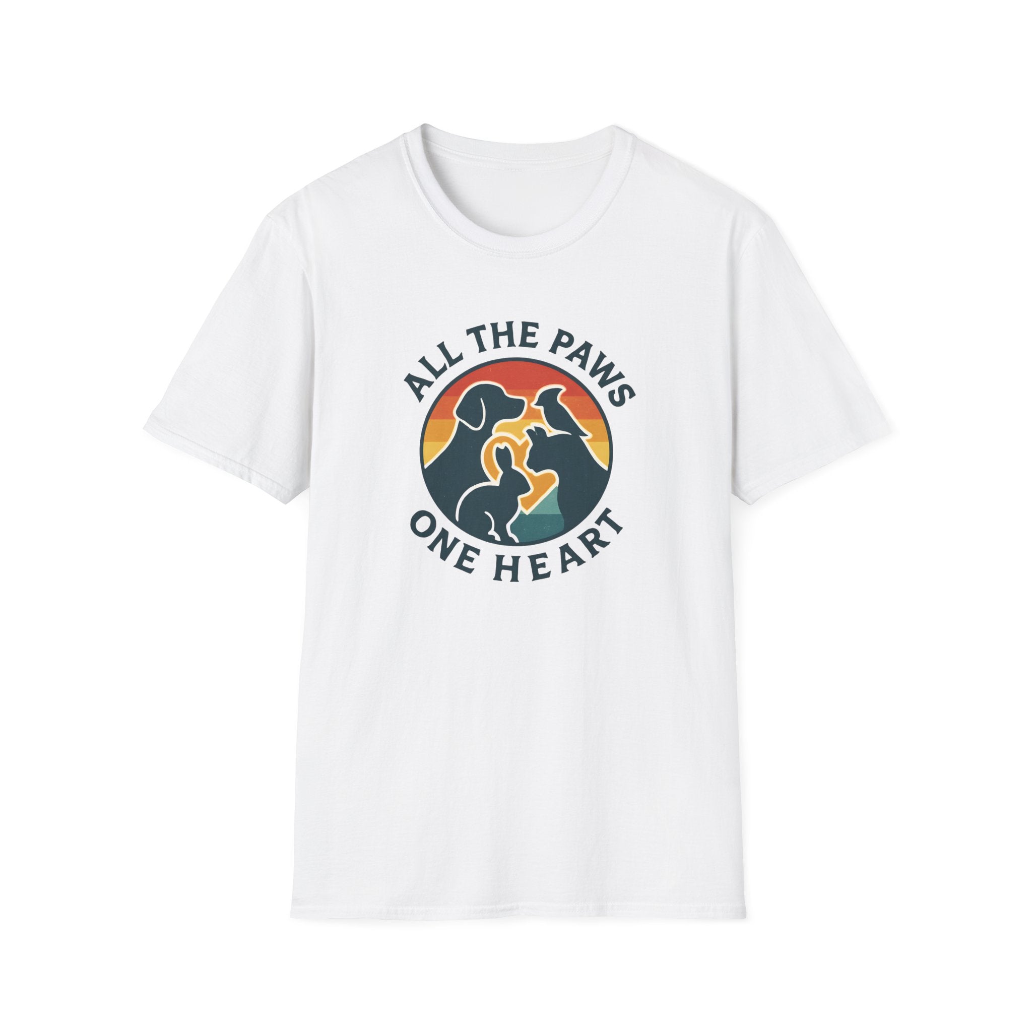 Dogs Form Heart T-Shirt