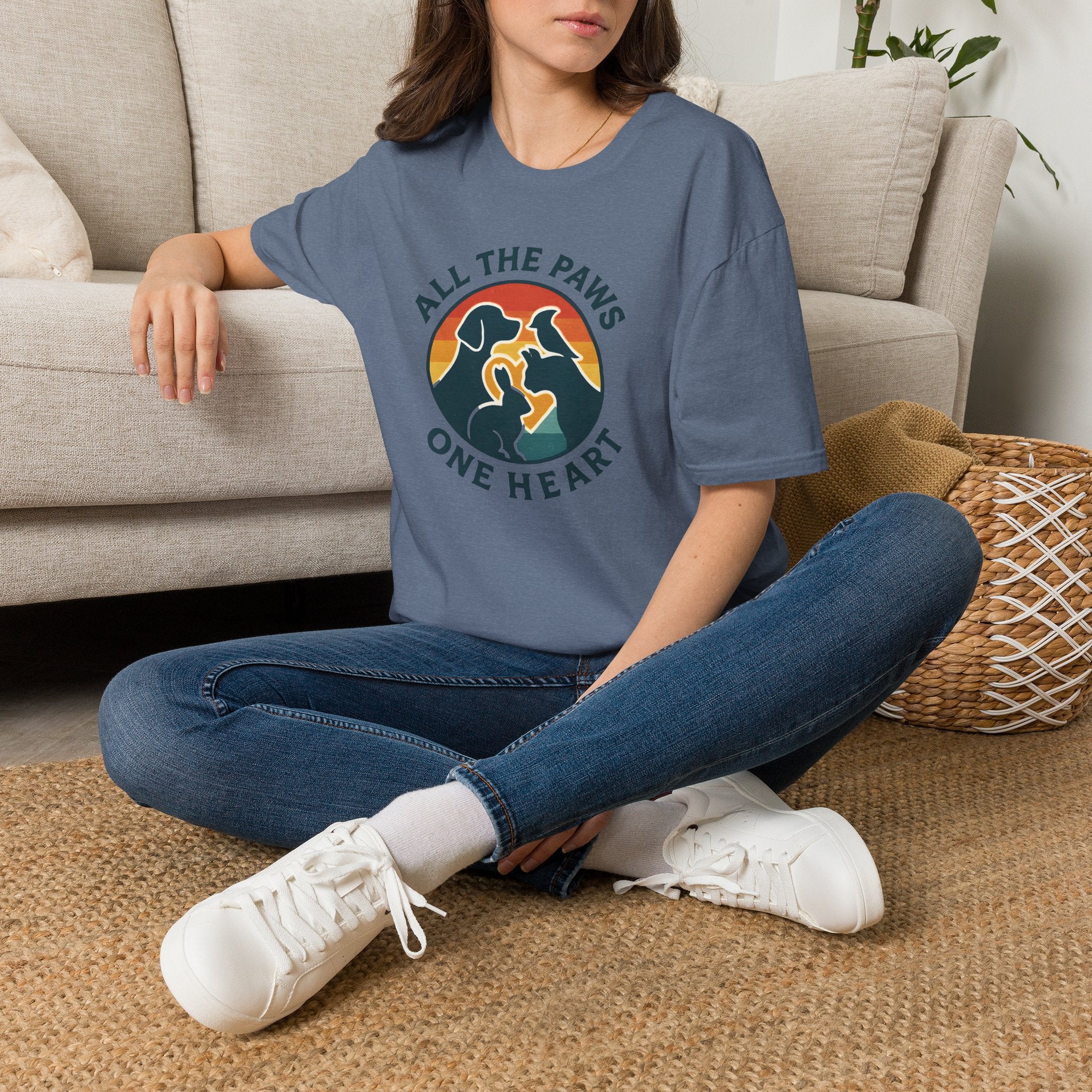 Dogs Form Heart T-Shirt